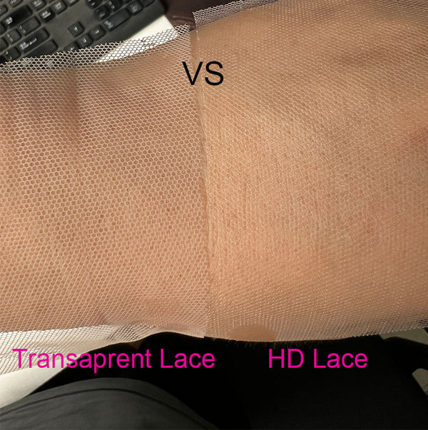 HD LACE VS Transparent lace