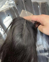 Virgin Hair 2x6 Transparent/HD Closure Wigs Skin Melt Lace Straight Wig Deep Part