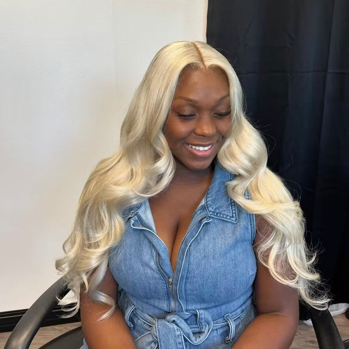 blonde body wave wig