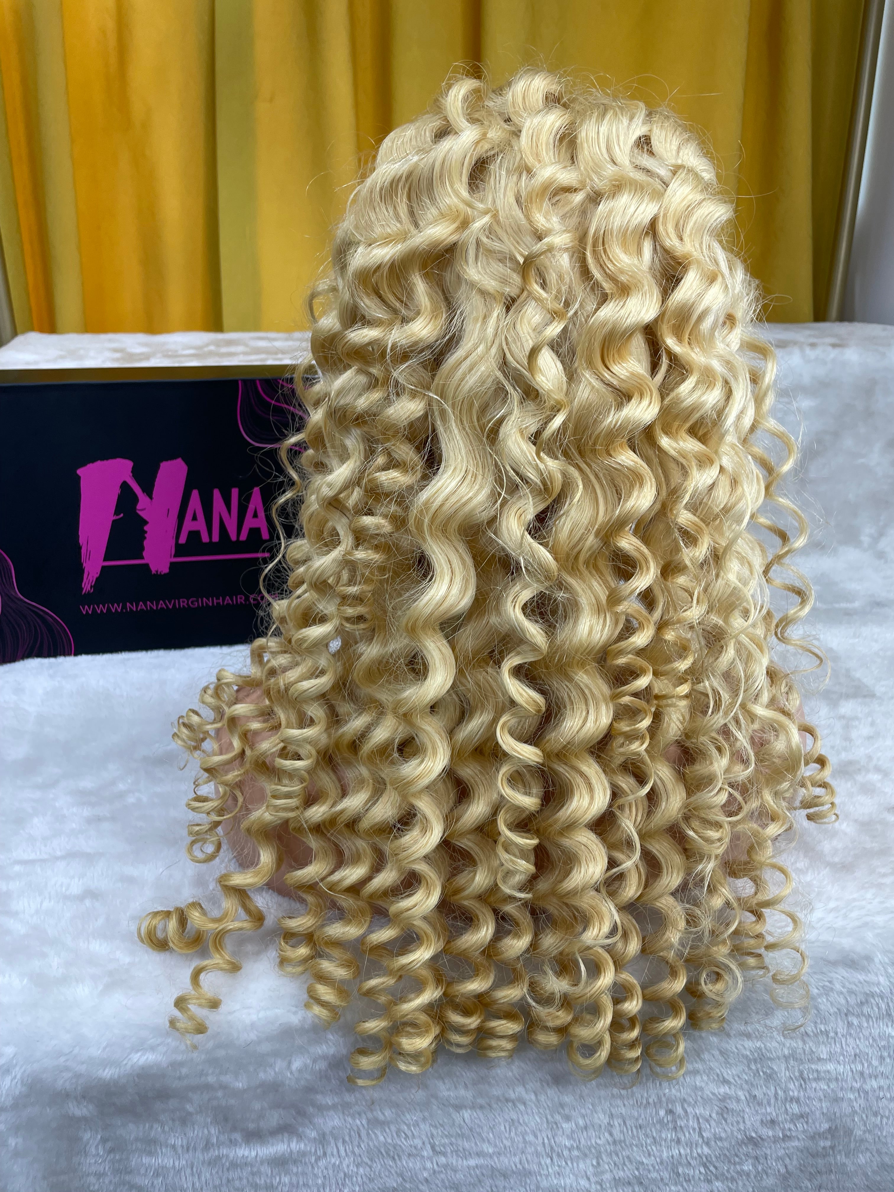 blonde lace front wig