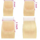 Body Wave Blonde color 613 Body wave lace closure HD and transparent lace 4x4/5x5/6x6