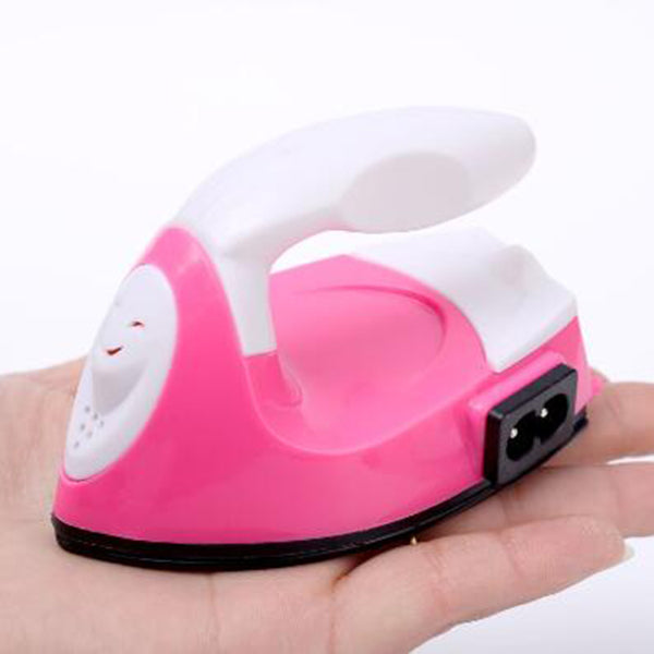 Mini Iron Portable steam Electric Iron Heat folding For Flat Hair (Only Ship with hair)