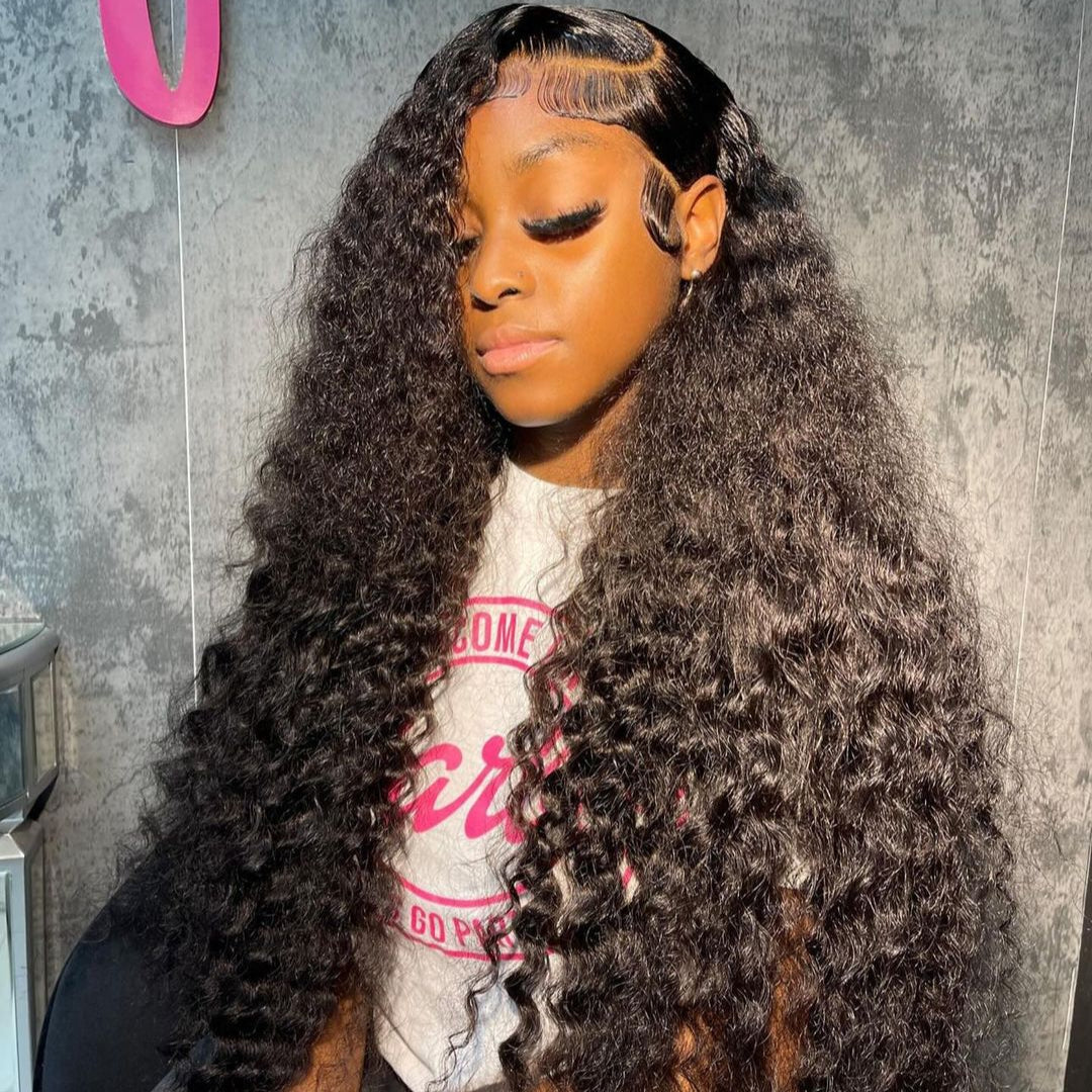 Affordable Italian Curly Lace Front Wigs