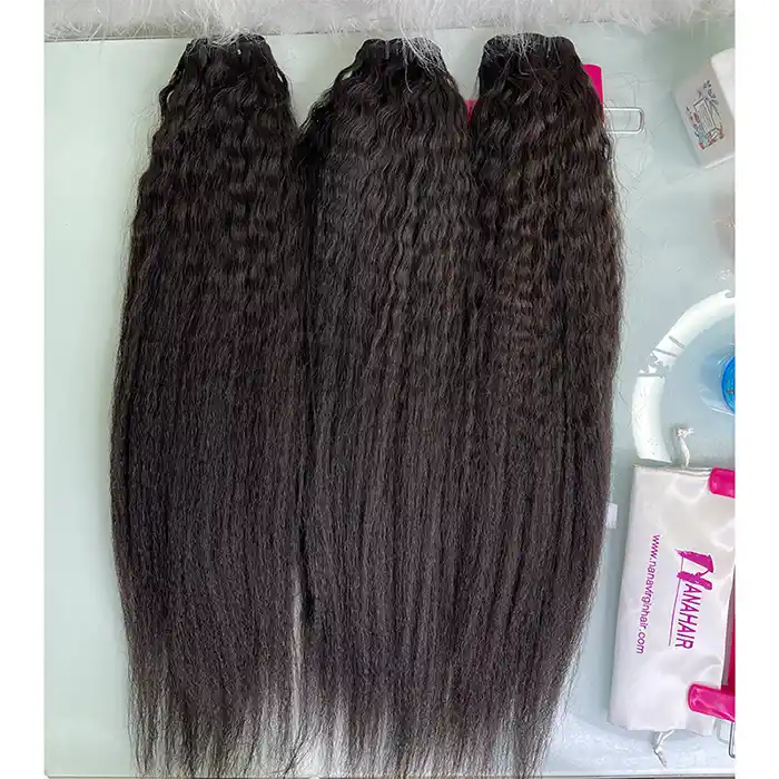 Kinky Straight bundle hair