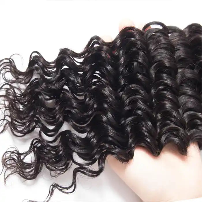 Mongolian Hair Weave Curly Bundle Virgin human Hair Double Weft