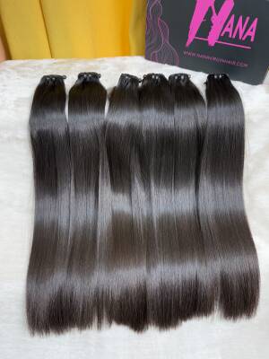 Premium Top Quality Vietnamese  Raw double drawn Bone straight hair from one donor