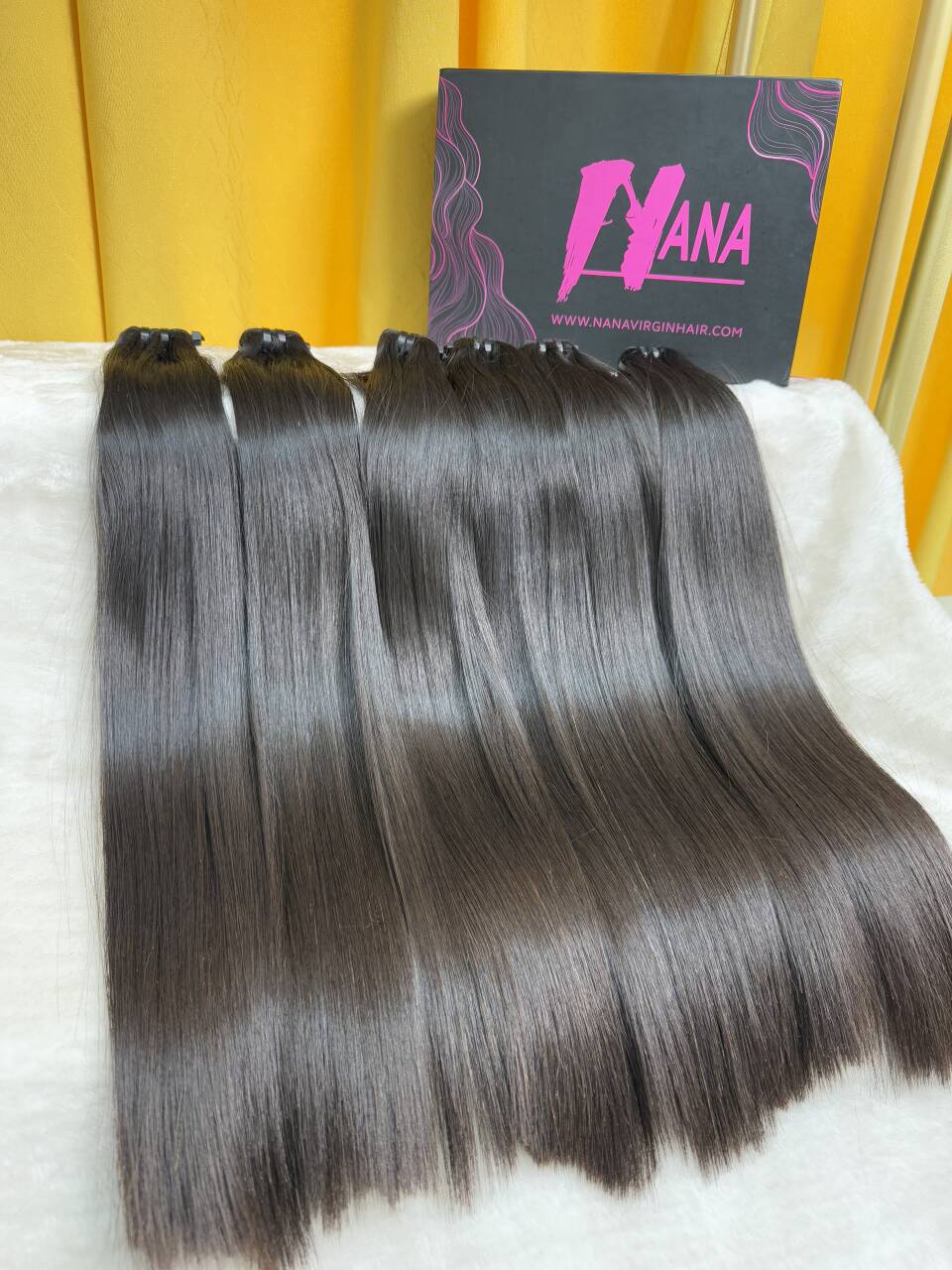 Raw Vietnamese Bone Straight with closure 9x6