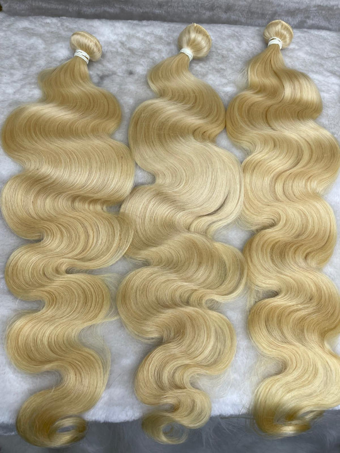 blonde 613 body wave hair bundle