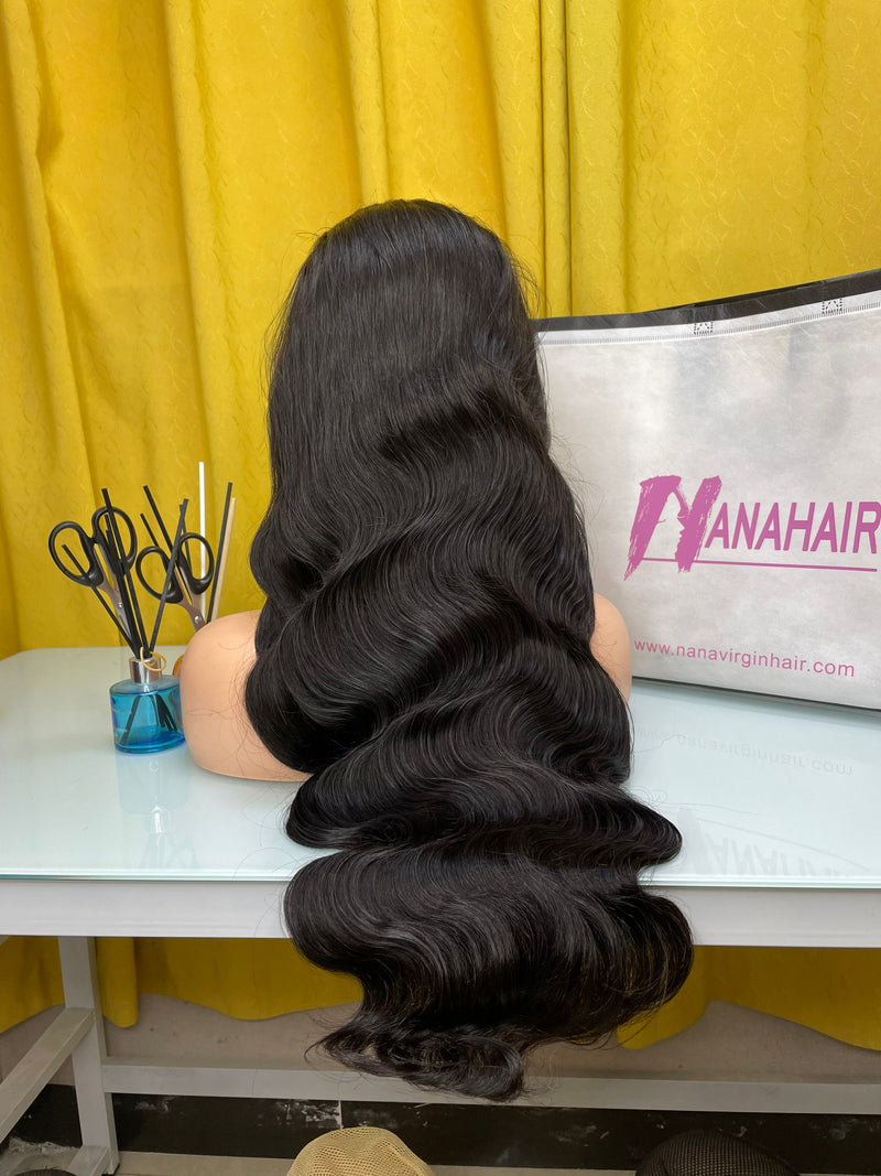 Virgin Hair Vendors 4x4 5x5 6x6 7x7 HD Closure Wig Body Wave Real Glueless Wig Pre Plucked Natual Black Human Hair Wig