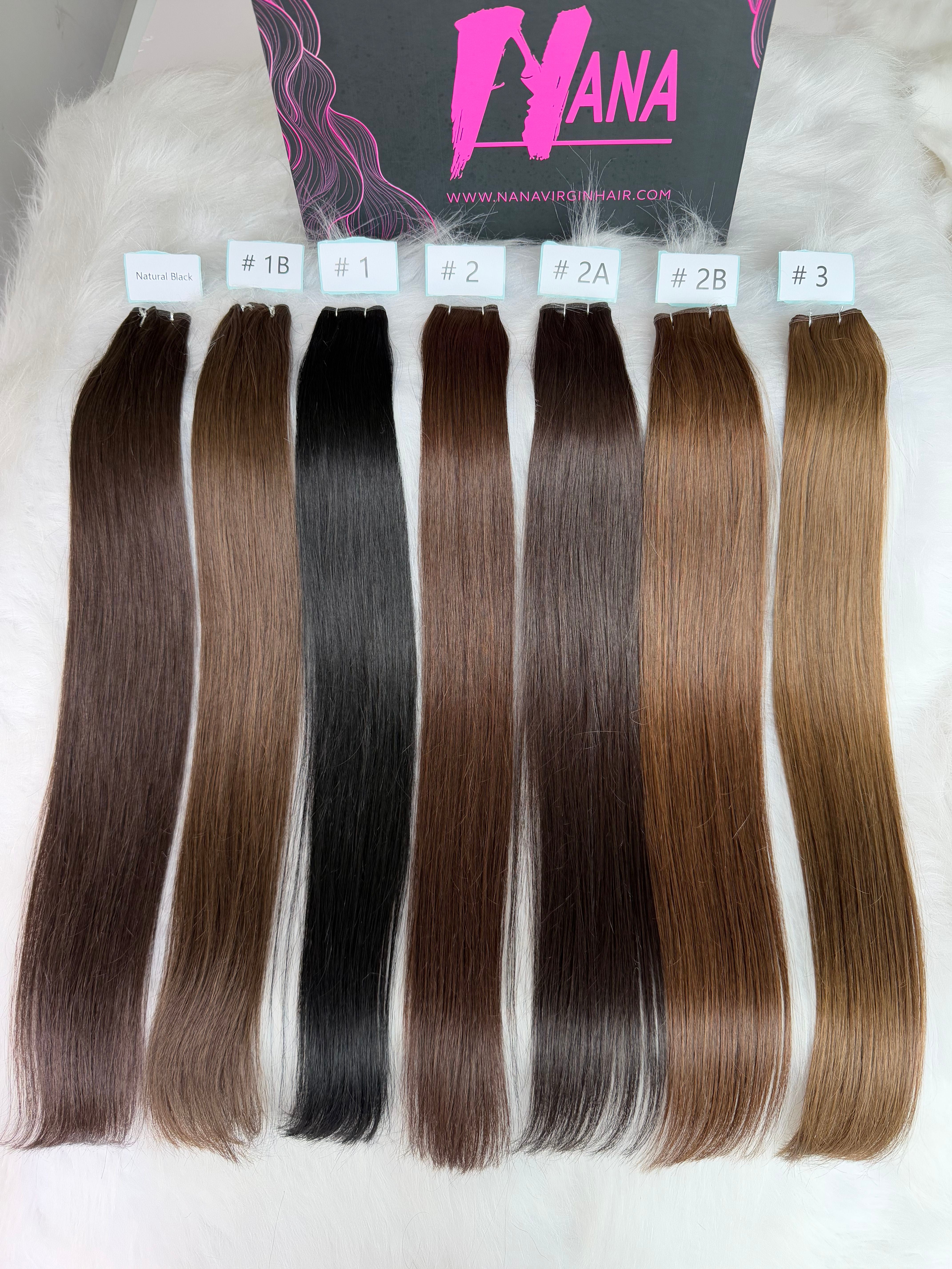 Top quality Luxe Virgin Human Hair color genius weft