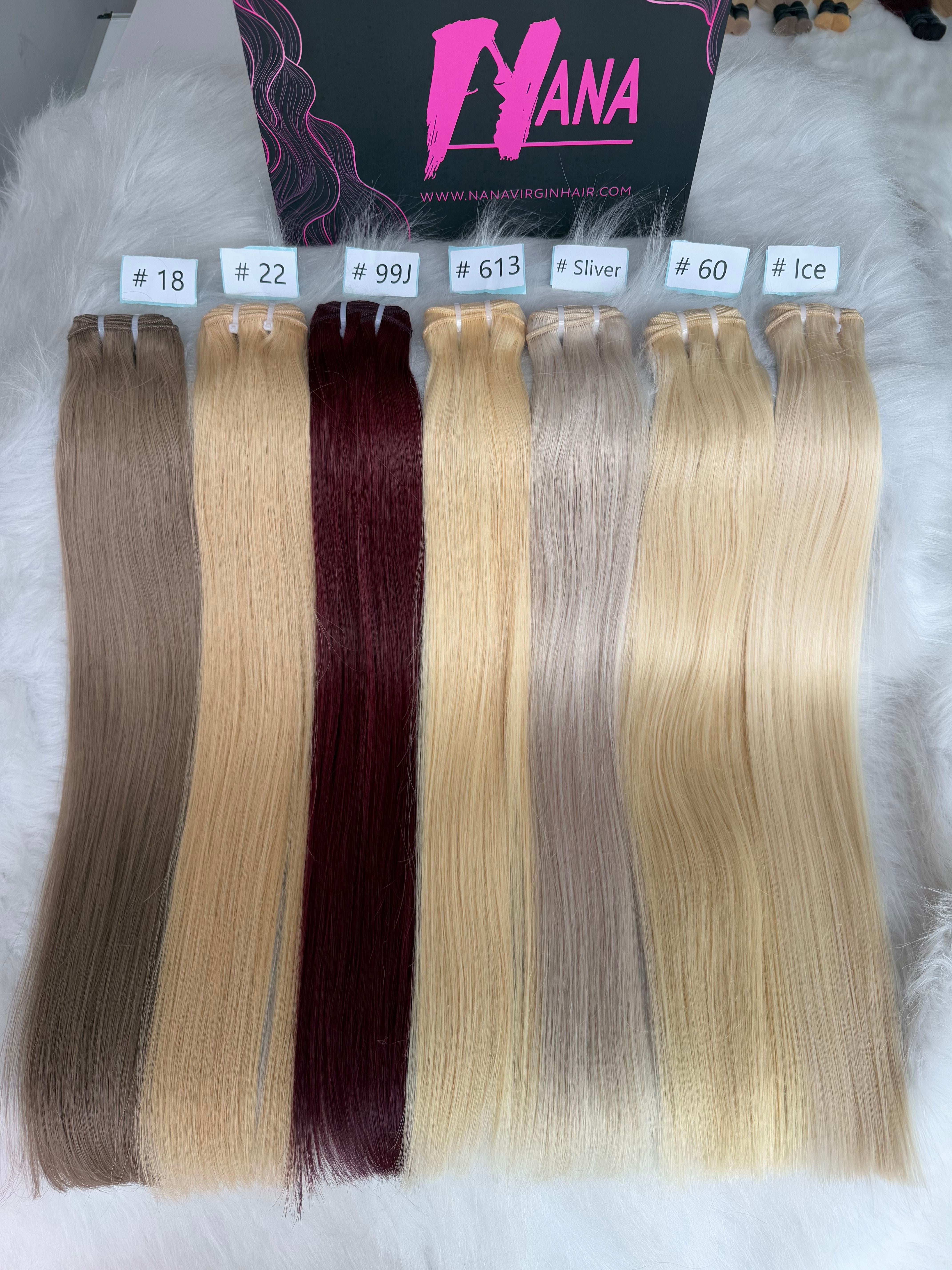 Top quality Luxe Virgin Human Hair color hair bundles