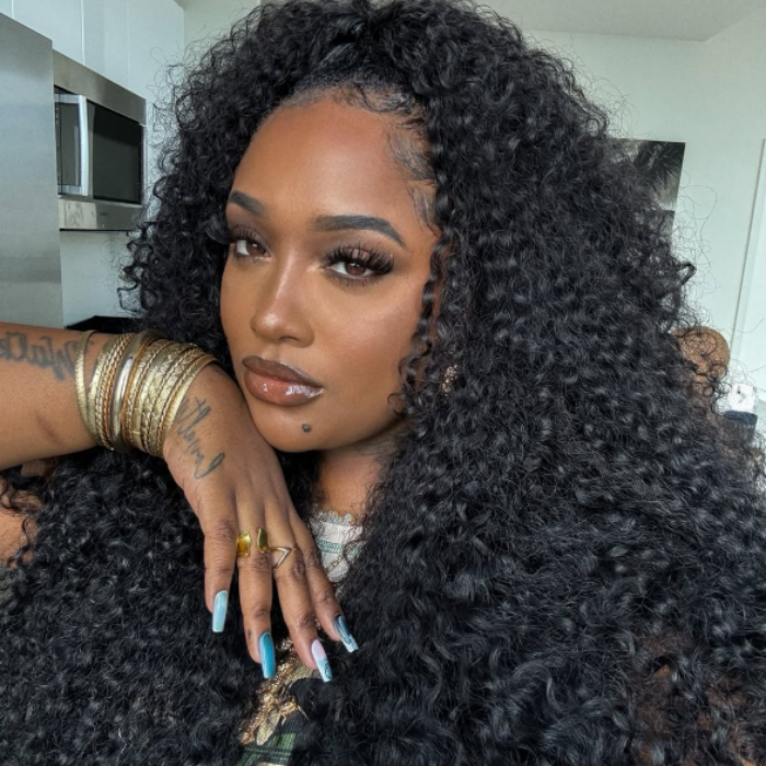 160% Raw Half Wig None Lace Wig Wear And Go Wig Drawstring Wig