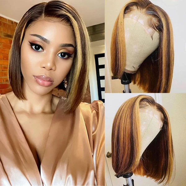 color bob wig