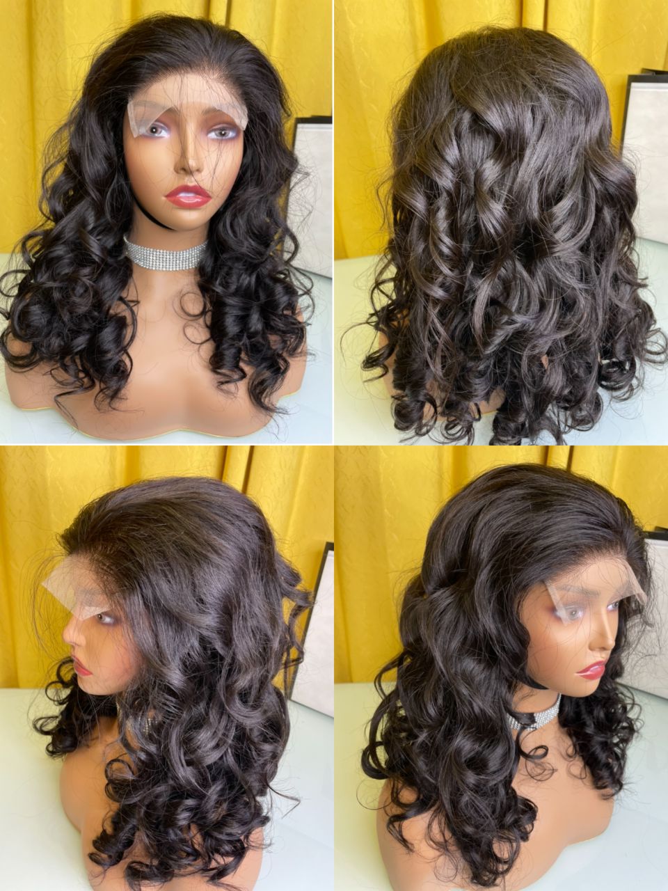Raw & Virgin Loose Wave Bob Wig HD Lace Wigs Shoulder Bob Wig