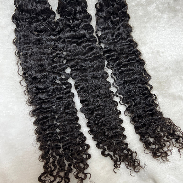 raw burmese curly hair bundles