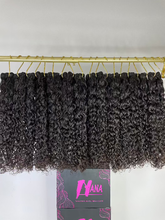 raw hair water wave bundles