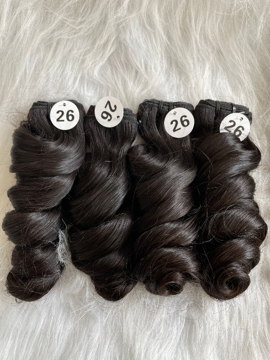 raw loose wave bundles