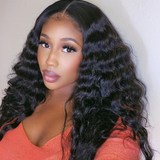 Raw Hair Glueless Loose Deep Wave Human Hair Wigs 13x4 13x6 Lace Frontal Wig Wet And Wavy Pre Plucked Hairline 160% 200% Density Wig