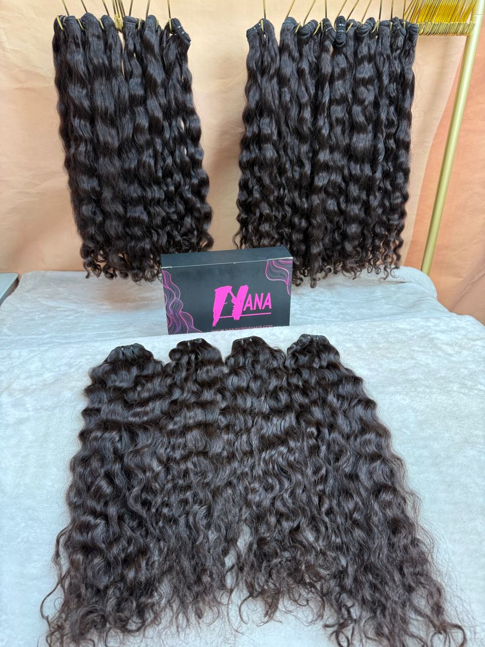 Best quality Unprocessed Raw Indian Curly Hair Bundles From One Donor