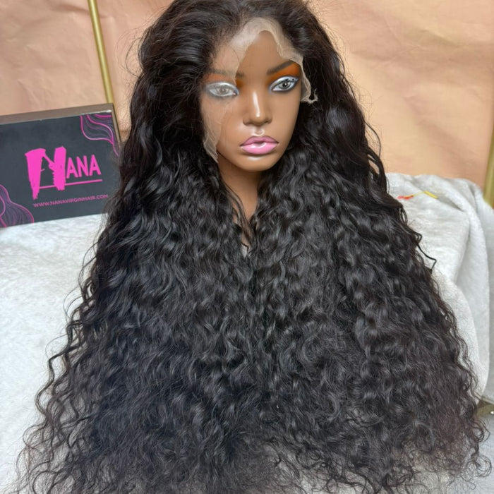 raw indian curly wig
