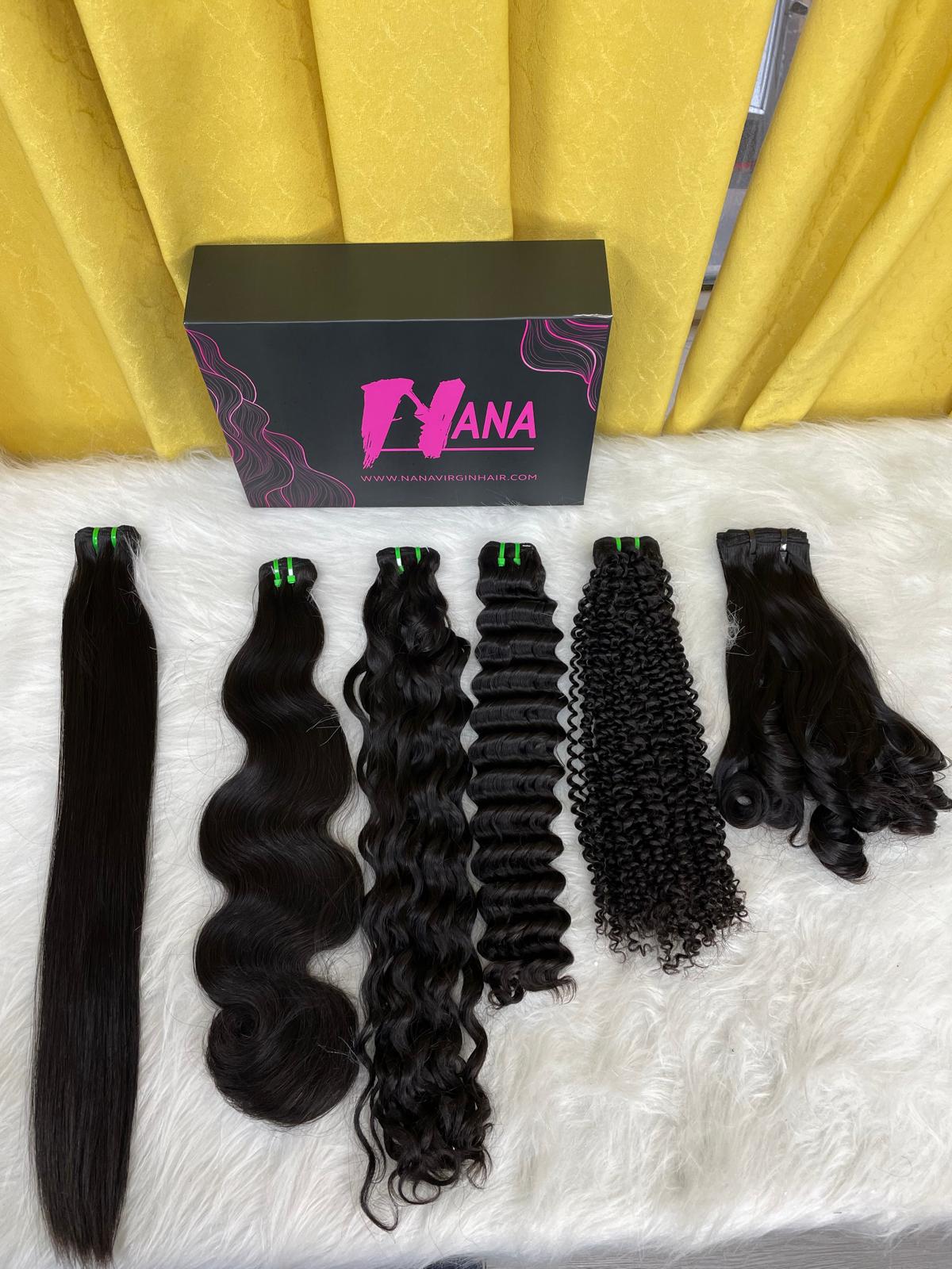 Double Drawn Virgin hair wholesale bundle deal 2 bundle