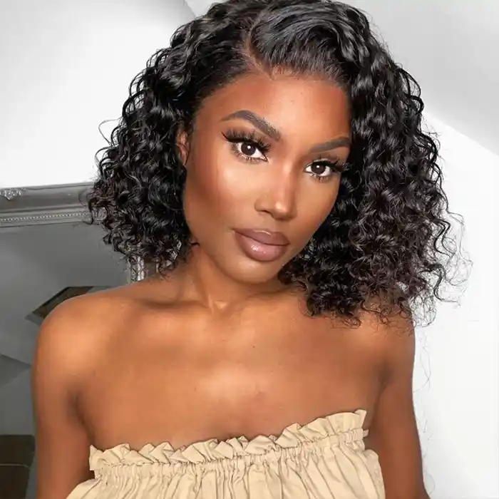 Raw & Virgin Water Wave Bob Wig HD Lace Frontal/Closure Wig