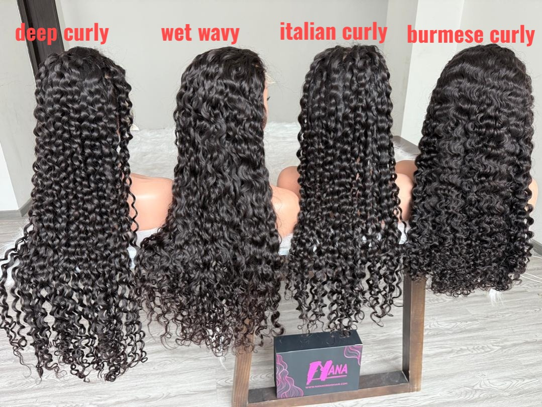 160% Raw Half Wig None Lace Wig Wear And Go Wig 160% Density