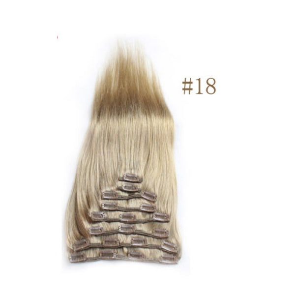 Blond Clip-In human hair Extensions
