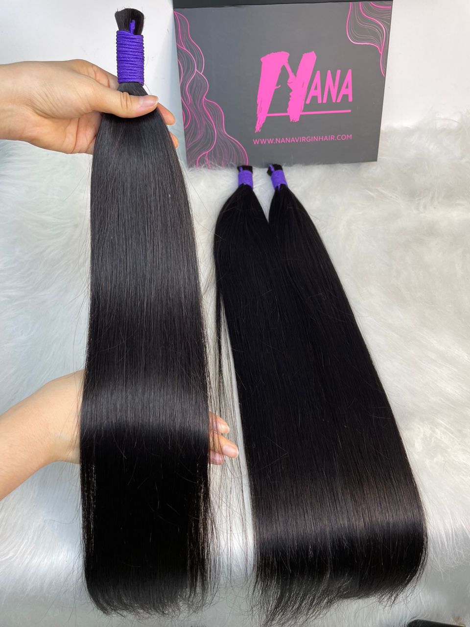 1b# virgin  hair bulk straight