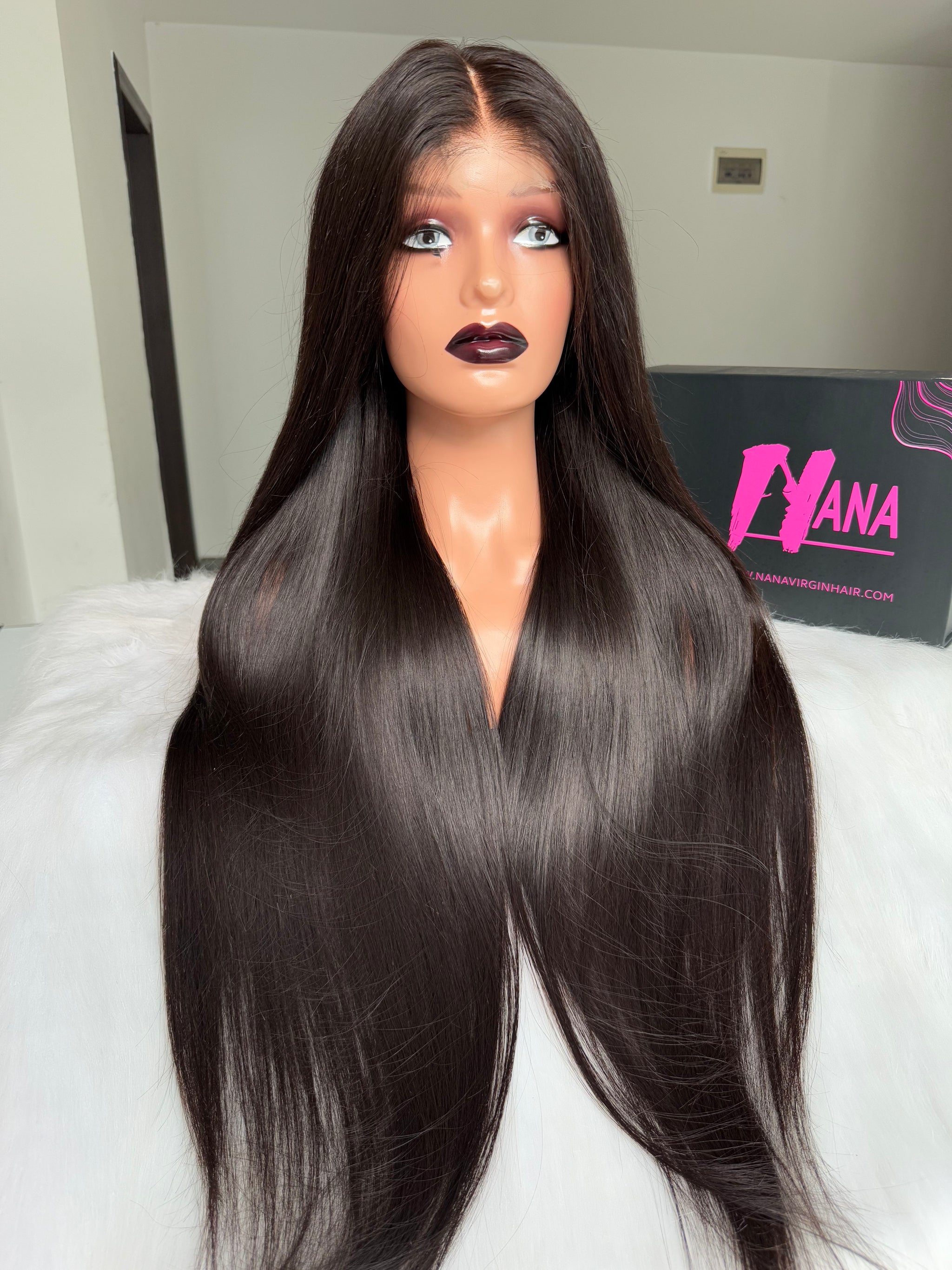 Raw 2x6 Straight Wig HD Closure Wigs 2x6 Body Wave Wig Deep Middle Part Wig