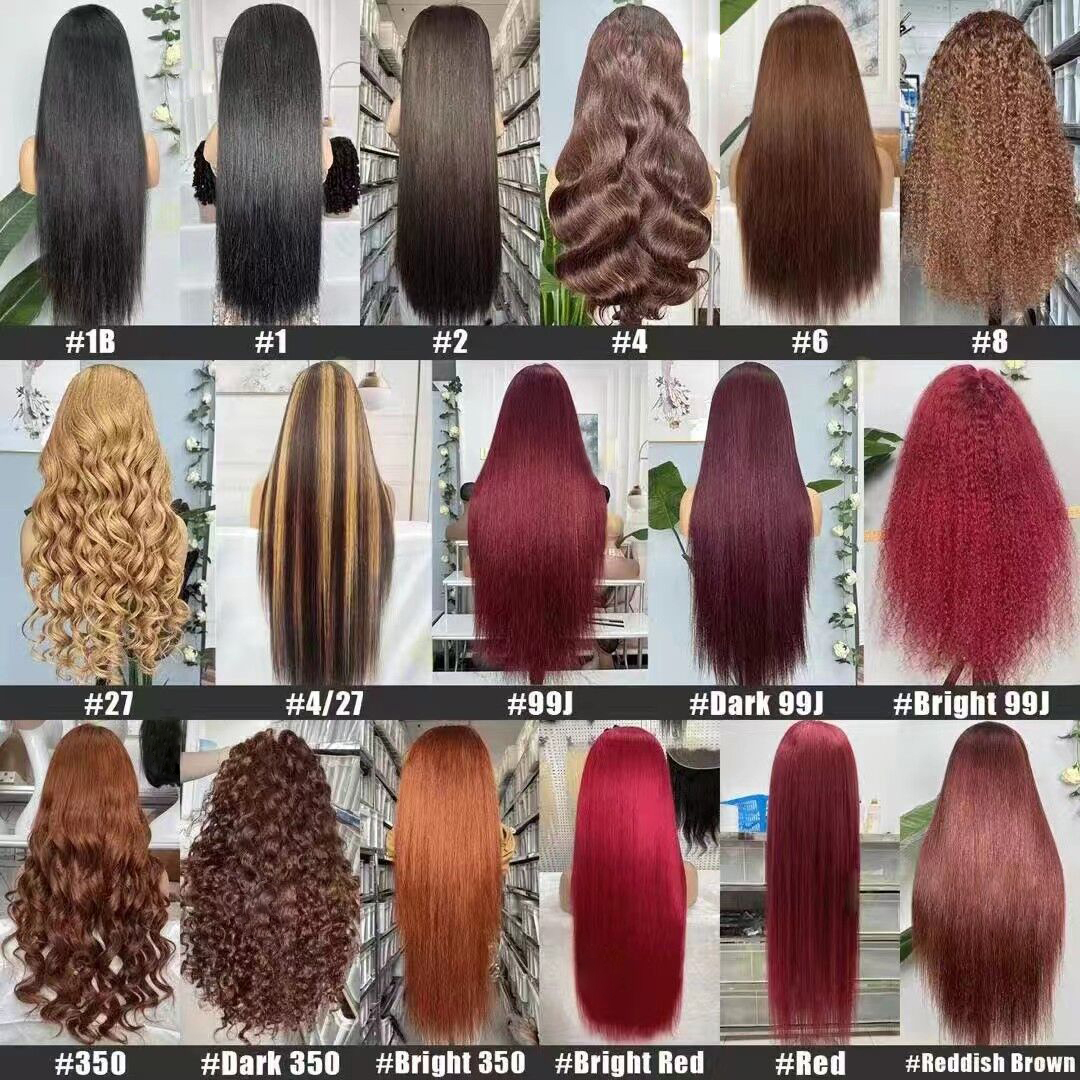 Raw Straight Wig Custom Color Wigs Celebrity Wig