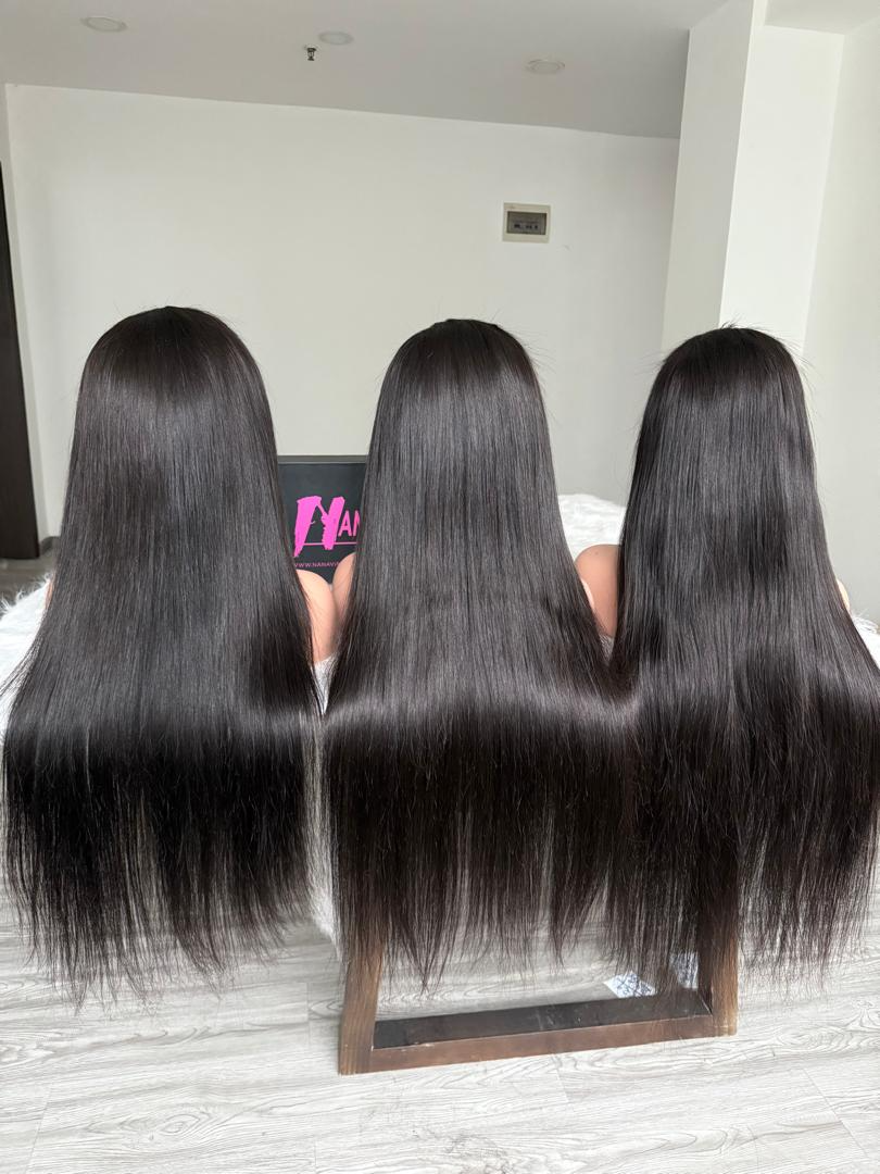 200% Virgin Half Wig None Lace Wig Wear And Go Wig 200% Density