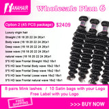 Luxurious Virgin and Natural  Wholesale Human Hair Bundles Deal With HD Lace Frontal