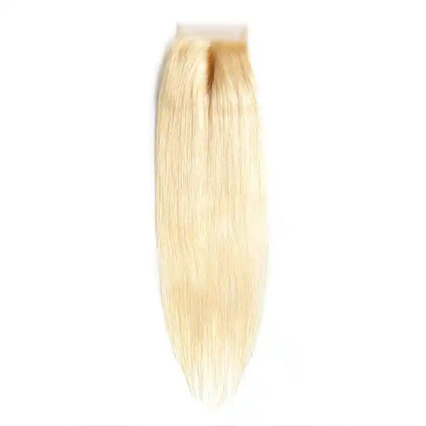 613 Closure Wig Raw Hair Blonde