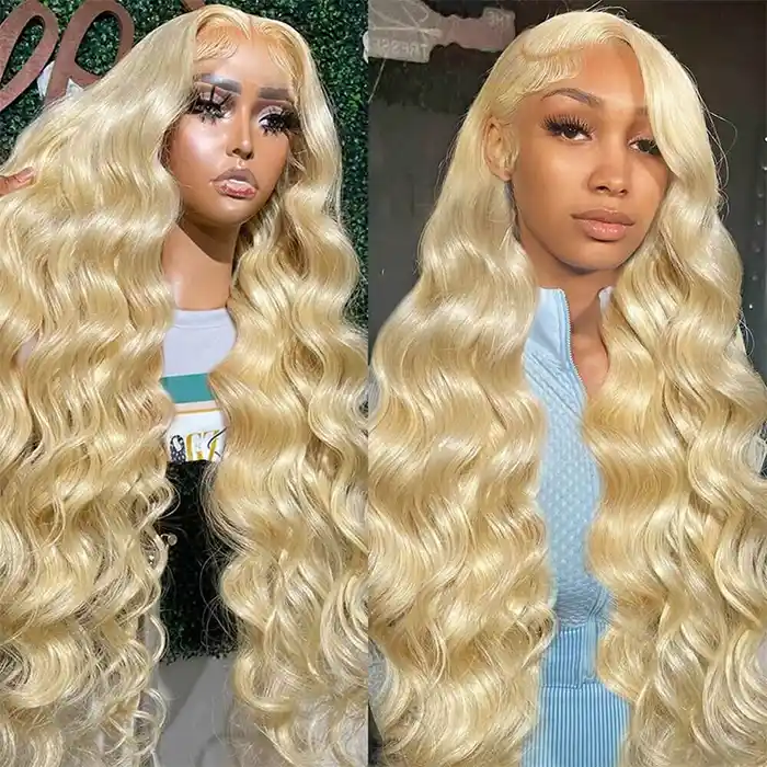 Raw 613 Body Wave HD 13x6 13x4 Frontal Wig Blonde Body Wave Frontal Wig
