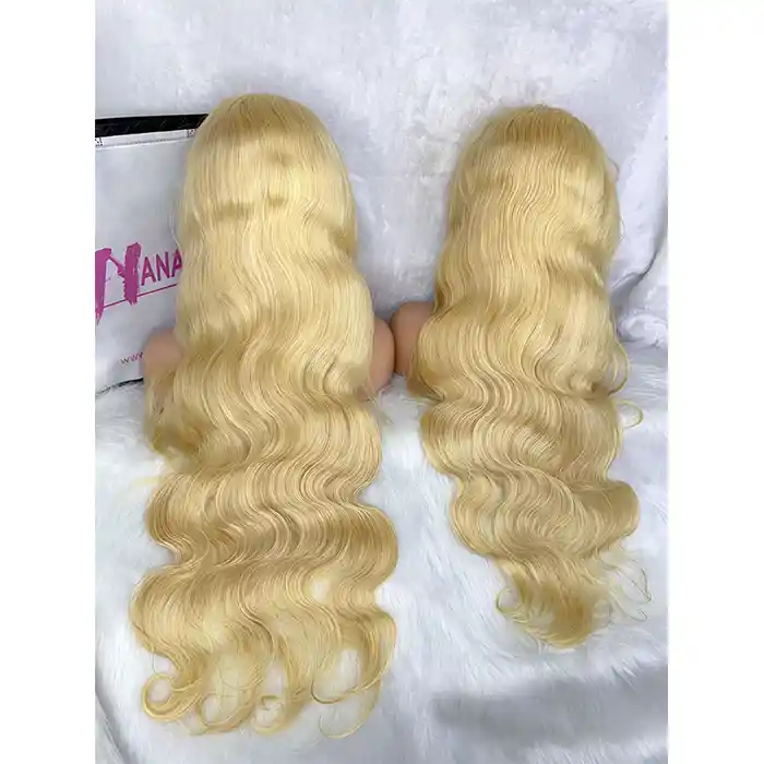Raw 613 Body Wave HD 13x6 13x4 Frontal Wig Blonde Body Wave Frontal Wig