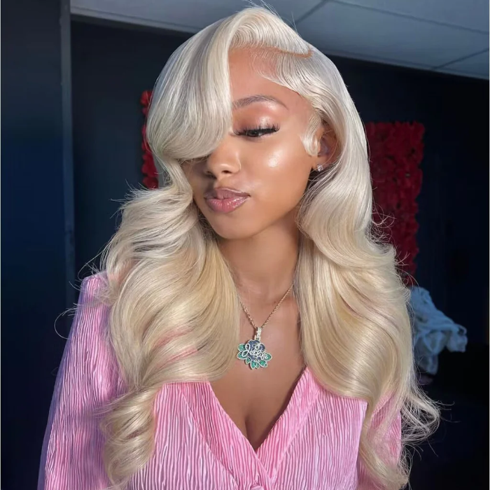 Raw 613 Body Wave HD Closure Wig 7x7 6x6 5x5 4x4 2x6 Blonde Body Wave Wig