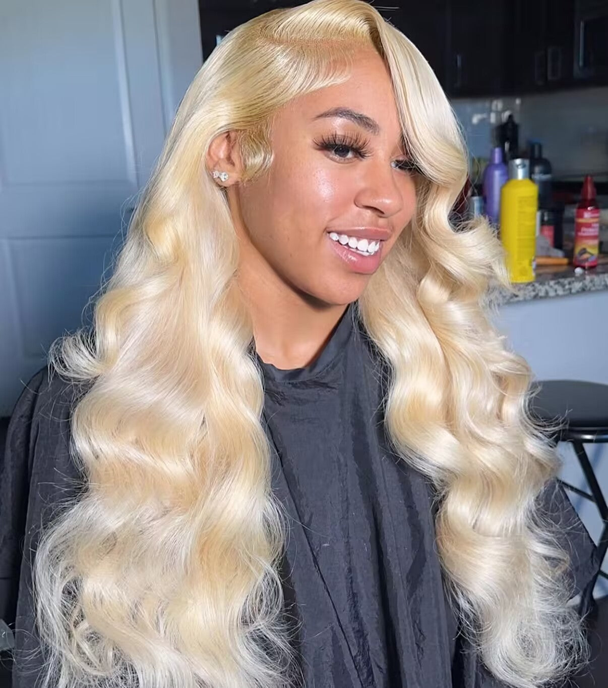 Raw 613 Vientamese Double Drawn Wig Straight/Body Wave Wig 613 Blonde Wig 200% Density