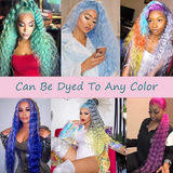 Multi color curly wig