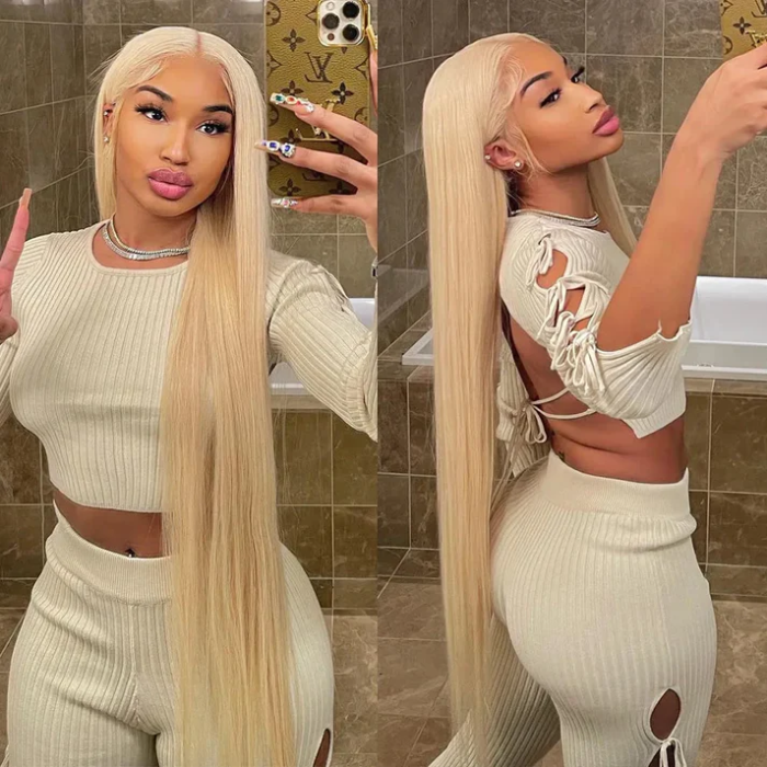 613 straight friontal wig 