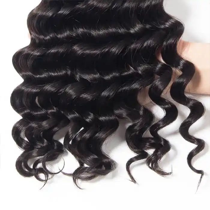 Virgin Hair Brazilian deep wave human hair bundle deal 1 bundle/ 3 bundle /4 bundles