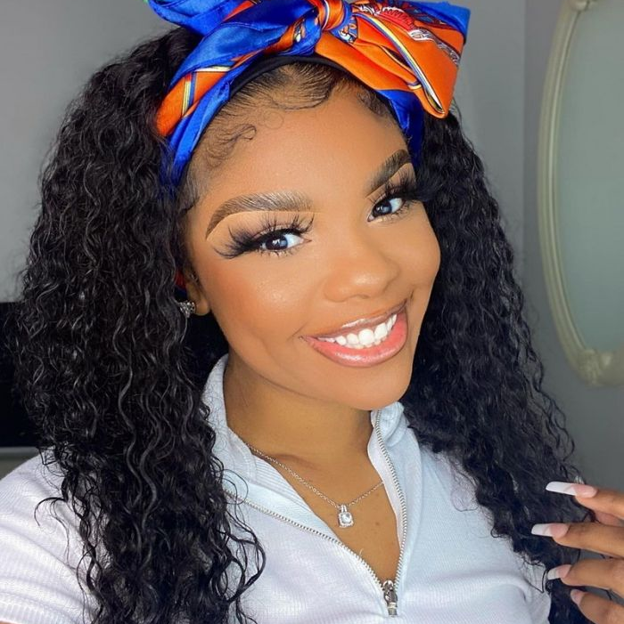 Burmese Curly Headband Wig 
