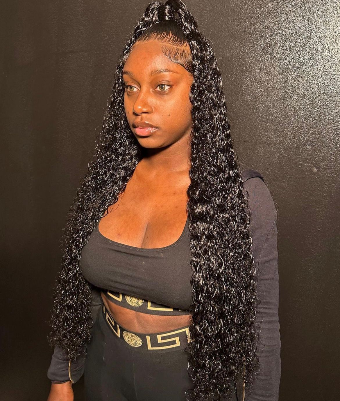 lightweight Burmese Curly wig