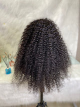 Virgin Hair Glueless Wig Big Curly HD Closure Wig Cap Size 4x4 5x5 6x6 7x7 Short Curly Bob Wigs No Glue Pre Plucked Natural Hairline