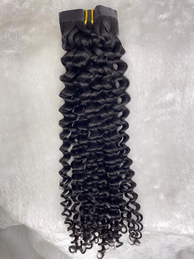 Curly Clip in hair 