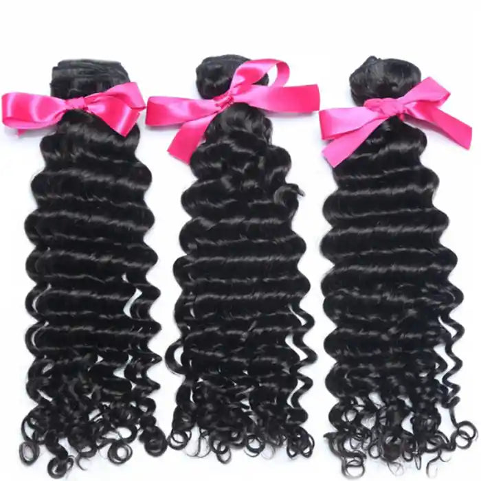 Deep Wave Wig Indian Virgin Hair