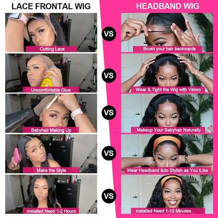 Glueless Headband Wigs