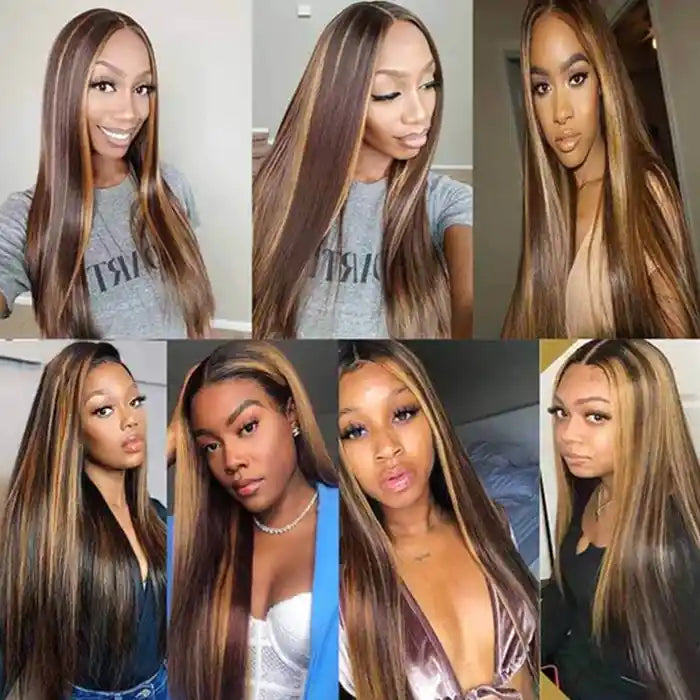 Highlight Lace Closure Wigs