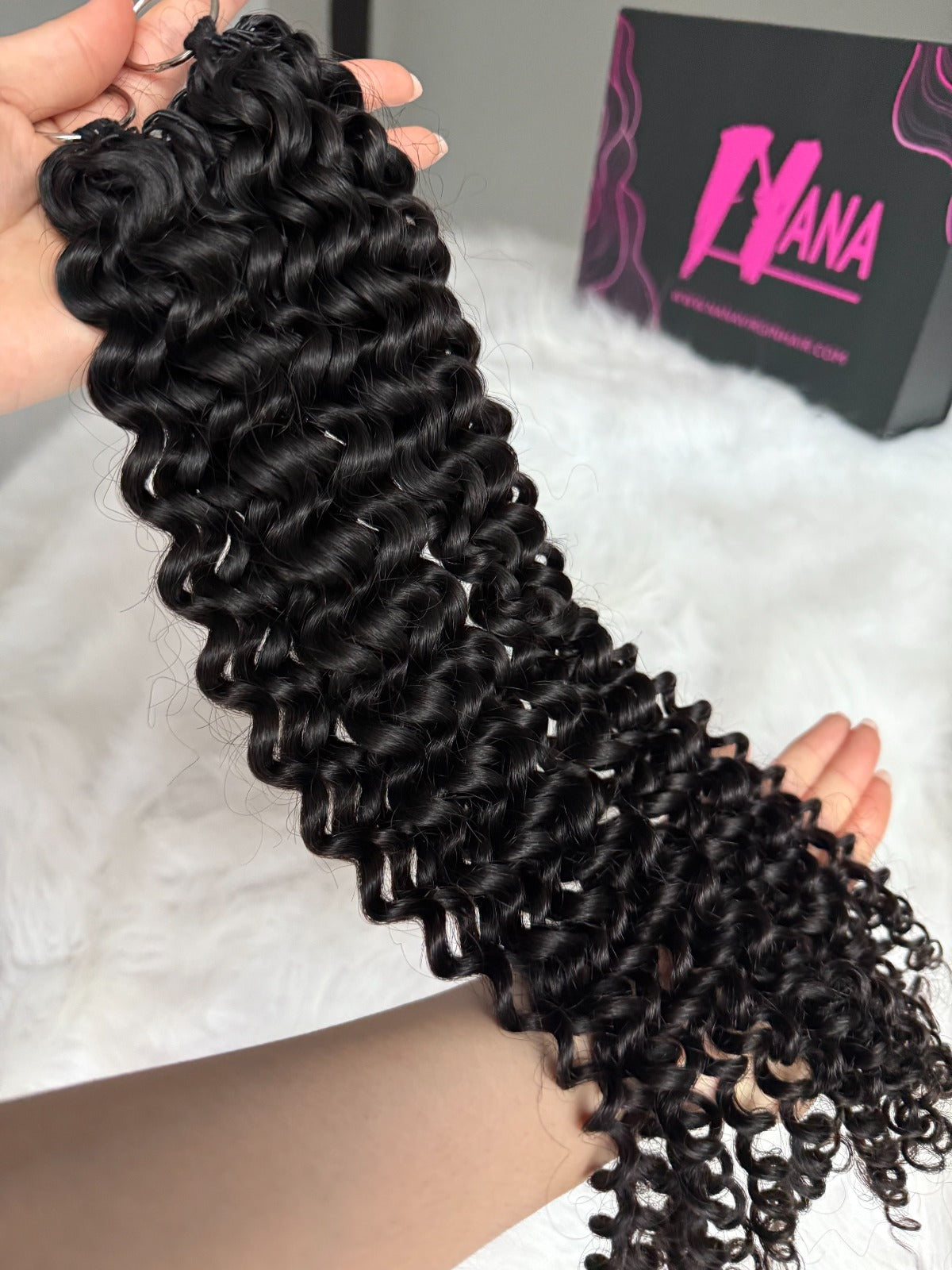Wholesale Premium quality Invisible Crochet hair extensions Human hair