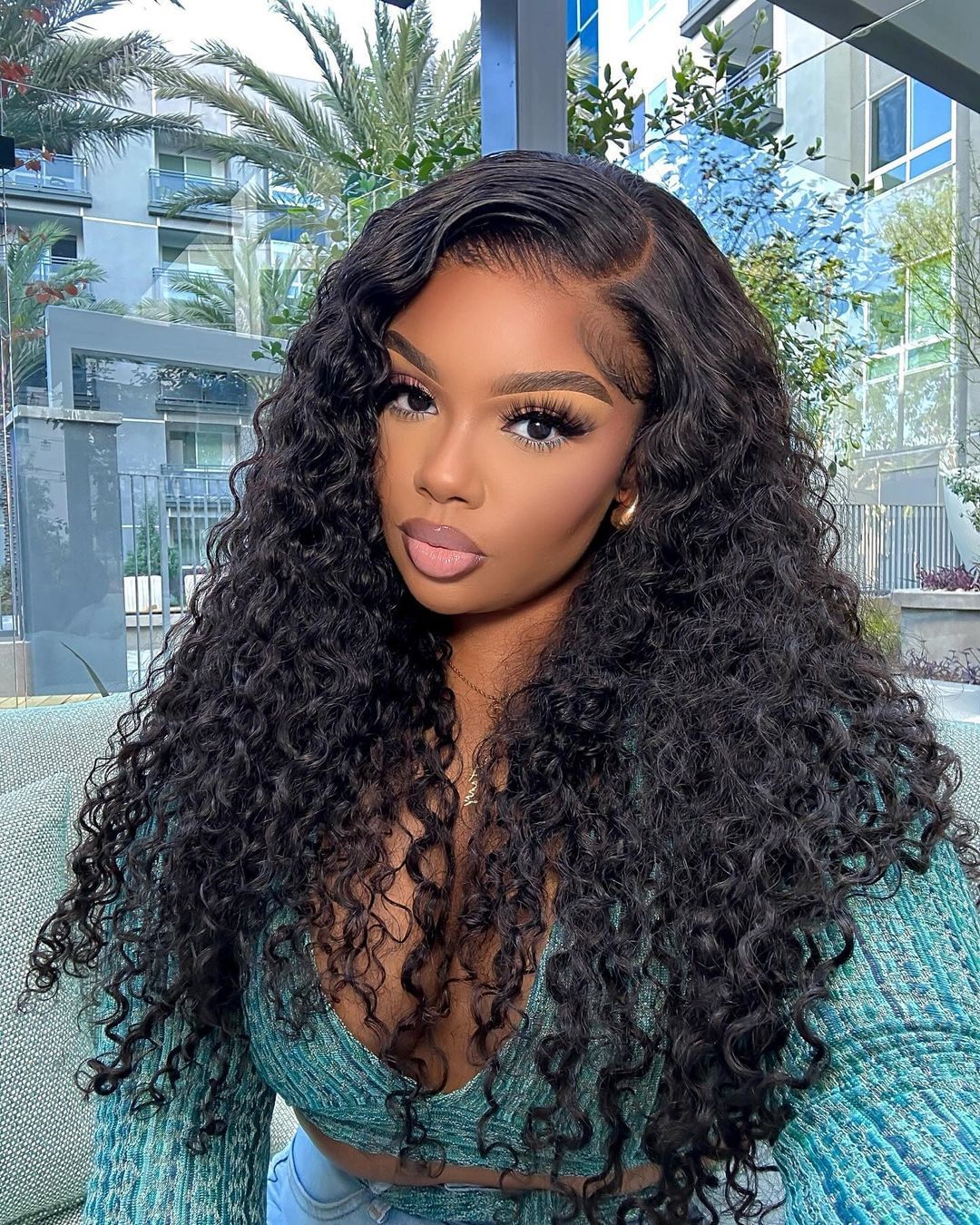 Lace Front Italian Curly Wig
